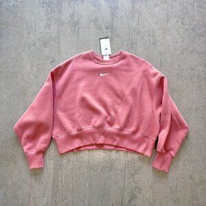 NWT! Nike Sportswear Phoenix Women's Over-Oversized Sweatshirt in Pink, Size XS